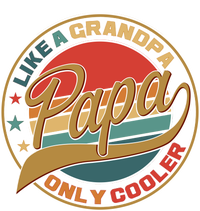 Papa Like A Grandpa Only Cooler Emblem Women's T-Shirt